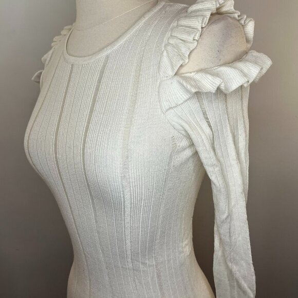 Topshop Petite Women's Cold Shoulder Knit Sweater - Size 2 - NWT - Picture 4 of 6